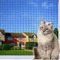 Tatamiyya Katzennetz für Balkon, 10x3m Katzennetz Drahtverstärkt ist Robust UV-Beständig & Witterungsfest, Schutznetz Katzen für Balkonen und Fenstern(Schwarz)
