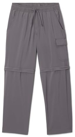 Columbia Youth Boys Silver Ridge Utility Convertible Pant, City Grey, Small