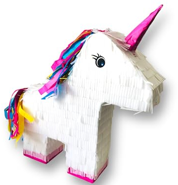 Einhorn Pinata Bastelset - DIY Einhornparty Deko für Kindergeburtstag, Bastelspaß, Magische Unicorn-Dekoration für Mädchen und Jungs, Kreatives Gastgeschenk und einzigartige Partydekoration (Größe L)