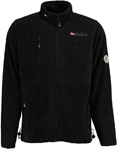 Geographical Norway - Polaire pour homme UPLOAD couleur noire, taille M, Noir , M