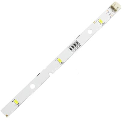 1 Pcs Bande de Barre Lumineuse LED pour Réfrigérateur, Compatible RONG-SHENG/HI-SENSE E349766 MDDZ-162A 1629348 ,16x1cm ,DC12V 2W, Remplacement Ampoule LED Compatible pour Modèles Kenwood KIFF5017, KI