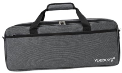 Luwecf Bolsa de Transporte para Efectos de Guitarra con Compartimento para Pedal, 37x15.5x10.5cm