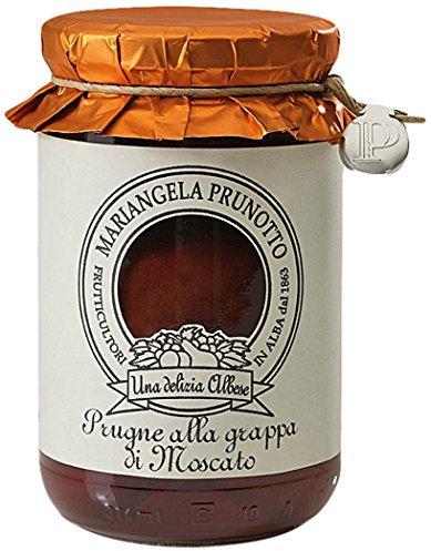 Azienda Agricola Prunotto Mariangela - Prugne in acquavite di vinaccia di Moscato 300 gr