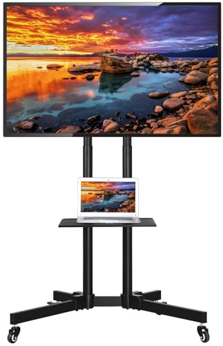 Yaheetech Soporte TV Ruedas Suelo Mueble para Television de 32-65 Pulgadas