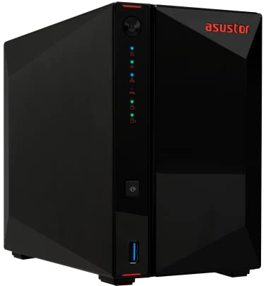 Asustor AS5202T Nimbustor 2 Bay NAS - Netzwerkspeicher Gehäuse, Dual Core 2,0GHz CPU, 2GB DDR4, gaming nas-systeme