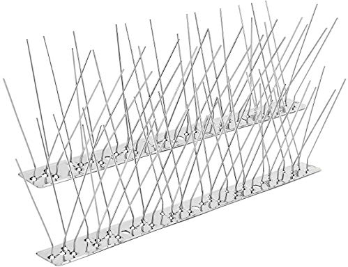 oumuik 10 Stück Vogelabwehr/Länge 3.3 Meter robuste Taubenabwehrr - einfache Montage- Abwehrspikes gut geeignet gegen Vögel
