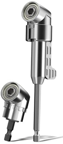 14 Stück 105° Winkelschrauber,Winkelbohraufsatz,Winkelschrauber Aufsatz,Winkelaufsatz für Akkuschrauber Mit 1/4-Zoll Sechskantschaft,Adapter für das Bohren des Schmalen Raumes,für Garage,Bauarbeiter