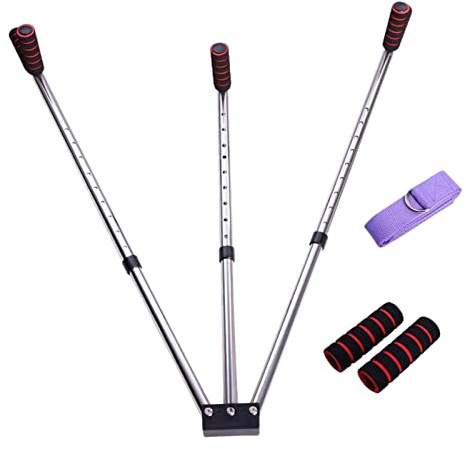 JISADER Estirador de Piernas Dispositivo Divisor Herramienta Fitness Extensor de Ligamentos Aparato de Gimnasia Ligero para Aumentar Fuerza Adecuado para, 9 hoyos