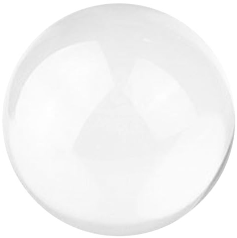 Vaguelly Palla da Giocoleria Trasparente in Acrilico 6 Cm, Palla Performante per Spettacoli Professionali, Pallina da Giocoliere Portatile Adatta a Principianti e Artisti di Giocoleria