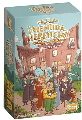 GDM Games Menuda Herencia – Juego de Mesa Familiar de Cartas y Estrategia | Juego Divertido de Herencias, Pique y Traiciones para Amigos y Familias | 3 a 6 Jugadores