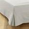 Betthusse 180x200 Grau – Mit 4 Seiten von 30 cm für Bett 180x200 cm – Bettrock 180 x 200 cm – Schutz für Lattenrost – Bezug für Lattenrost