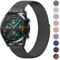 Vancle Armband für Huawei Watch GT 4 46mm Armband/Huawei Watch GT 3 Pro 46mm / GT 2 46mm / GT 3 /GT2 Pro/GT 2e/GT Runner Damen Herren, 22mm Metall Armbänder Edelstahl Mesh Magnet Ersatz Uhrenarmband