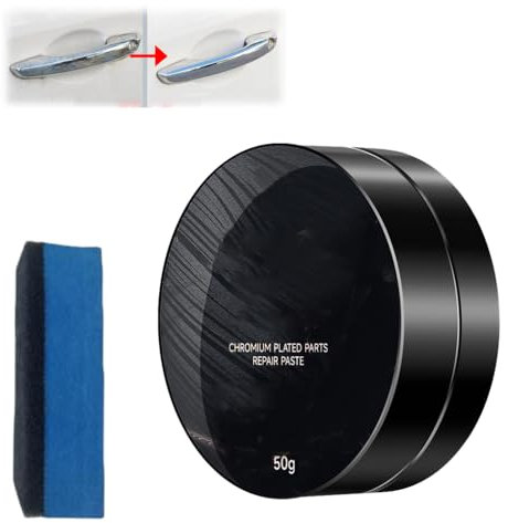 Pasta Per La Lucidatura Di Parti Cromate, Riparazione Multiuso Di Strisce Decorative Per Auto, Riparazione Rapida Di Parti Cromate, Adatto Per Cromatura, Superficie Metallica (1)