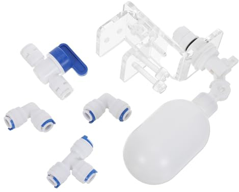 VILLCASE Valvola Galleggiante Automatica con Controllo Riempimento Acqua per Acquario Materiale Plastico, Facile Installazione, per Gestione Acqua in Vasche e Stagni