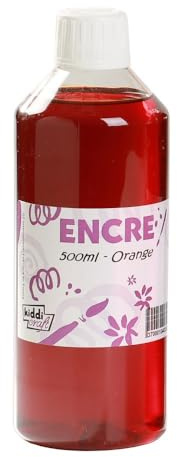 Flacon de 500 ml d'encre à dessiner orange