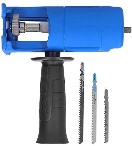 Juego de adaptadores para sierra recíproca, cambiar taladro eléctrico en sierra recíproca, accesorio modificado para taladro eléctrico Accesorio para herramientas de taladro para corte de madera