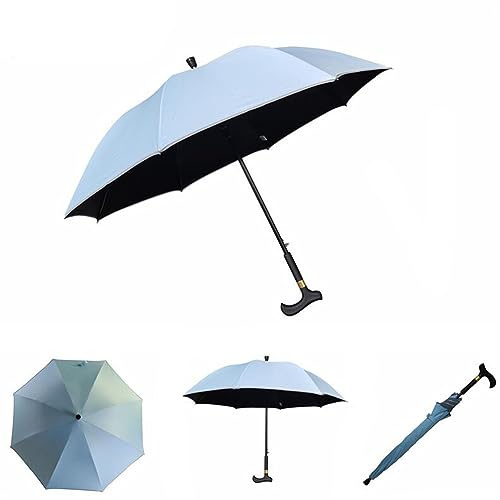 AVIITI Bastone Da Passeggio Ombrello, Bastone Ombrello Leggero Antivento E Autoprotettivo, Per L'arrampicata, L'escursionismo, Le Passeggiate Sotto La Pioggia,D,83cm/33inch