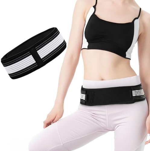Sciatica Belt - Sacroiliac Support Belt for Women & Men, Adjustable Lower Back Support for Women, Hip & Pelvis Brace for SI Joint Sciatic Nerve Pain Relief, Lightweight & Anti-Slip Design, S/M