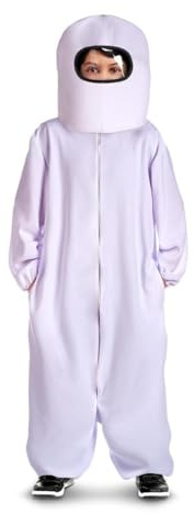 My Other Me - Disfraz infantil unisex de Tripulante Espacial Videojuego con traje con bolsillos y cremallera y casco espacial en color blanco talla 10-12 años. Diviértete explorando nuevas galaxias