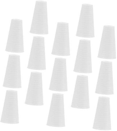 CHICAMPERA 15pezzi Pomelli Di Ricambio Per Corde Per Tende Nappa Bianca in Plastica Per Tende Alla Romana Accessori Per Da Finestra Sostituzione Per Cavi Di Componenti Per Verticali e Pacchet