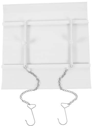 FONDOTIN Deflector de Viento para Aire Acondicionado Central Resistente Placa Protección para Hogar Oficina Fácil Instalación