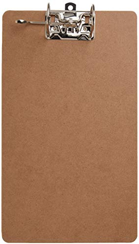 Officemate Recycled Wood Clipboards, Arch Lever Clip, 1 Pack Clipboard, Letter Size (9 x 15.5 Inches), Brown (83120)