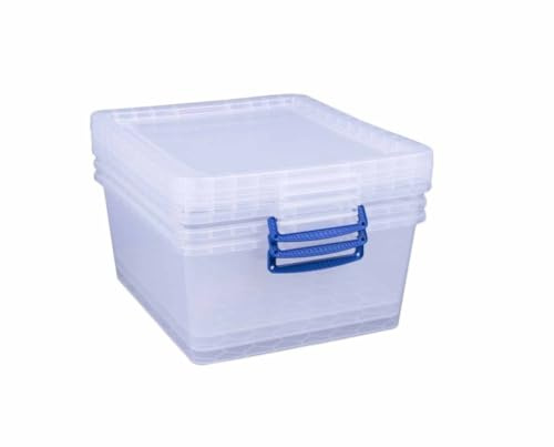 Really Useful Nestable Storage Box 17.5 Litre Pack of 3