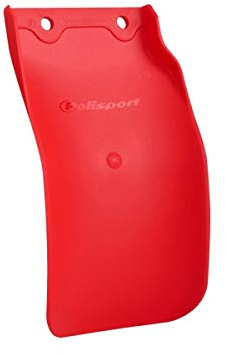 POLISPORT 8906800002 - Paraspruzzi ammortizzatore posteriore replica OEM realizzato in plastica lucida durevole e resistente compatibile con la moto HONDA a colori Rosso