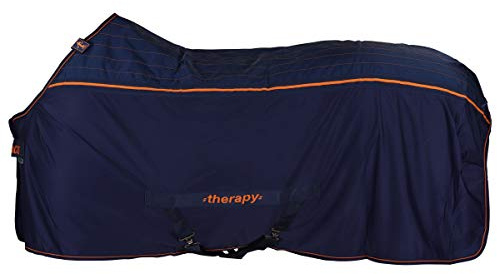 Bucas Stalltäcke Therapy 75 cm – 75 cm – mörkblå-orange