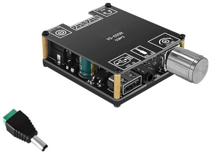 Modulo di amplificazione Bluetooth, scheda di amplificazione digitale a doppio canale, 2 × 50 W HiFI livello stereo Bluetooth TPA3116 DC 5V-27 V