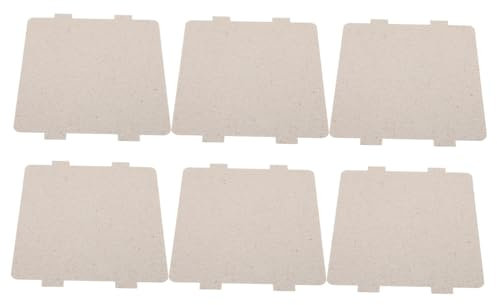 BEBEMOKO 6 Pezzi Di Copertura Per Guida D'onda Per Microonde, Foglio Di Mica Universale, Parti Di Ricambio Per Forno A Microonde, Foglio Di Piastra Di Mica, Copertura Di Ricambio Per Guida