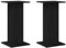 vidaxl Speaker Stands - Modern Grey/Black Oak Audio Furniture for Living Room/Home Theater, Engineered Wood, 30x30x60 cm