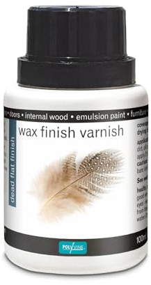 Polyvine Wax Finish Varnish Dead Flat 100ML