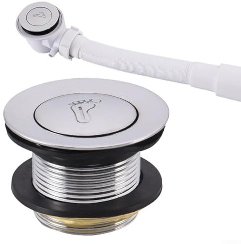 DAZZLEEX Kit de vidage et trop-plein pour baignoires et baignoires