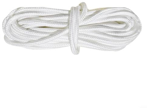 ZAMETTER Outdoor Patio Umbrella Cord Replacement Picnic Beach Parasol Umbrella Accessories Nylon Cord Rope Patio Umbrella Cord Replacement 3.4M Heavy Duty Nylon Rope for Picnic Table Beach Umbrellas