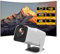 Projecteur HY320 avec Android TV, Natif 1080P 4K, App intégrée Vidéoprojecteur Portable Mini Projecteur Dual Contrôle avec Souris WiFi Bluetooth 180° Rotation HDMI/TV Stick/USB, LYNCAST