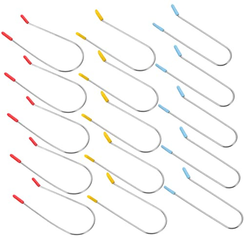 UKCOCO 24 Piezas de Clips para Rulos de Permanente en Acero Inoxidable 304, Agarre Seguro para Cabello, Ideales para Uso en Casa y Peinados DIY