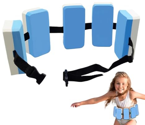 Cintura da nuoto per bambini, in EVA, ausiliaria, per esercizi acquatici, con fibbia regolabile, antiscivolo, attrezzatura aerobica in acqua, strumento per il fitness in piscina per insegnare