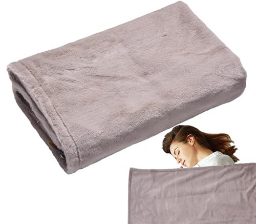 USB Heating Blanket Throw | Portable Electric Blanket USB Heating Throw - Outdoor Cold Weather Shawl with Button for Riding, Running