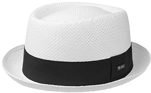 Lipodo Acapulco Pork Pie Straw Hat Made in Italy Men Women Summer White