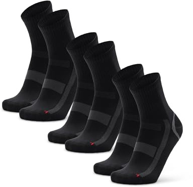 DANISH ENDURANCE Calcetines Casuales Deportivos, Media Caña, 3 y 5 Pack