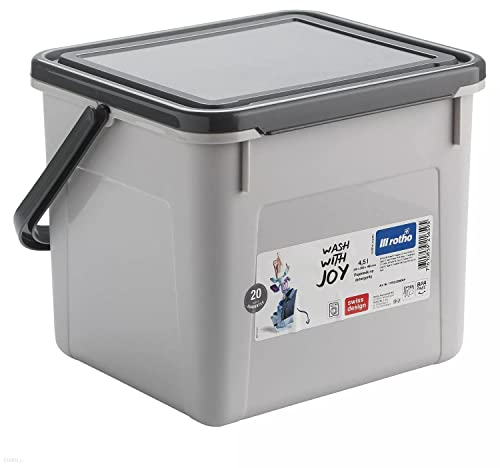 ROTTO Pulverbehälter, 3 kg, 4,5 l, grau, Bunt