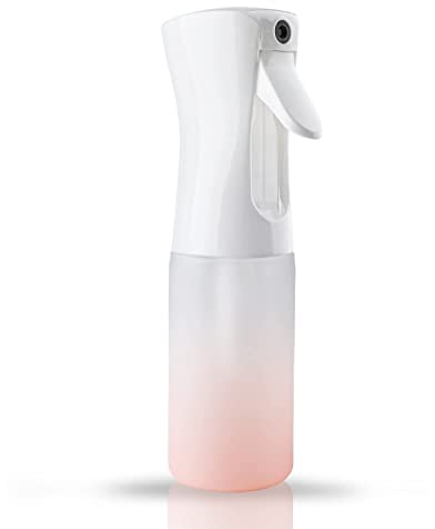 TANSHINE Vaporisateur Cheveux Boucle Pulverisateur Cheveux Vaporisateurs Rechargeable d Eau Brumisateur pour Plante Interieur,Coiffeur,Fleurs Noir,Spray Alcool,200 ml