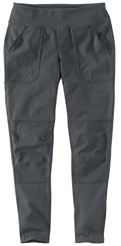 Carhartt Damen Force Lightweight (Regular and Plus Size) Leggings, Oyster Gray, M