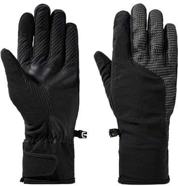 Jack Wolfskin Unisex Night Hawk Gloves Handschuh, Black, S