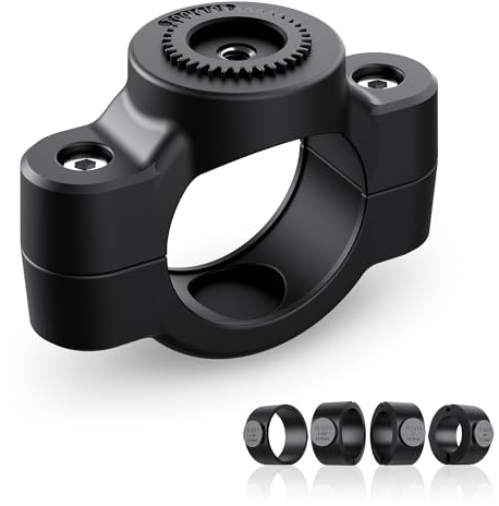 TUSITA Lock 360 Base - Abrazadera para Manillar de Motocicleta