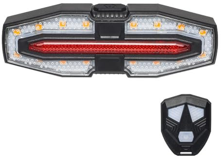 Kissmii Neues Fahrrad-Rücklicht, Nachtfahrten, Blinker, Mountainbike-Rücklicht, Warnlicht, Reitausrüstung, Langlebig