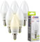 E-QUICKLY lampadine led e14-5w equivalenti a 40w, led luce naturale 4000k, lampadine candela, e14 lampadina attacco piccolo. 450 lumen a basso consumo, lampadina led e14 a risparmio energetico, 6PZ