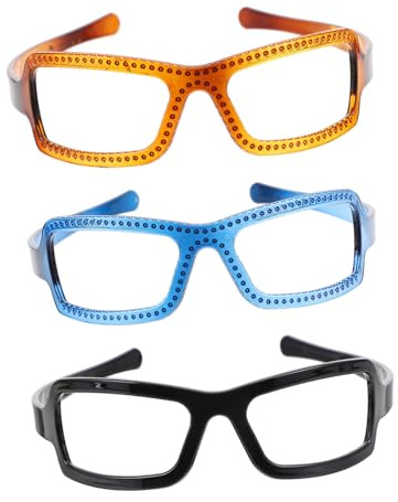 Homoyoyo 3pièces Serre-têtes Créatifs Design Lunettes Femmes Élégants Accessoires Cheveux Vintage Confortables Pour Usage Quotidien Et Fête