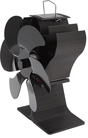 Yctze Ventilador de Estufa Accionado por Calor para Leña, Gas y hornos: sin Batería, de Poco Ruido, con Arranque Automático, Diseño